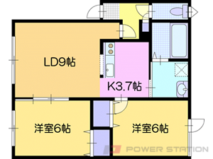 江別市上江別西町0賃貸アパート間取図面