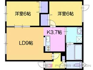 江別市上江別西町0賃貸アパート間取図面