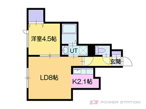 江別市高砂町0賃貸アパート間取図面