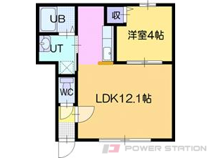 江別市文京台東町0賃貸アパート間取図面