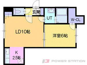 江別市一番町0賃貸アパート間取図面