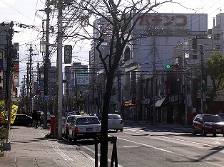 澄川駅周辺の街並み