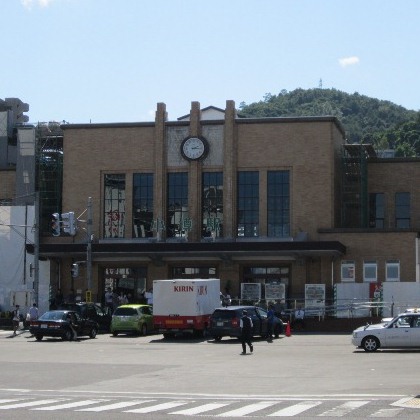 小樽駅周辺の街並み