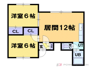 ヴィンテージ花園:2LDK(2号室タイプ）