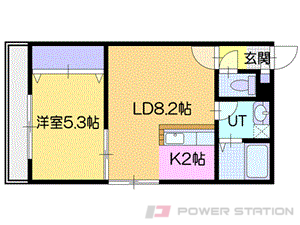 グラシアス小樽駅前:1LDK