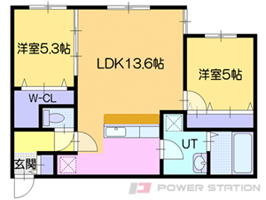 Kalmia桑園(カルミア桑園):5号室タイプ