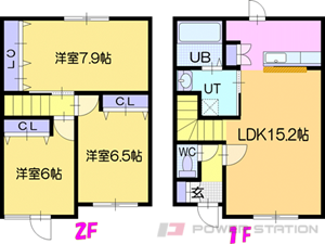 グリーンハイム若葉:3LDK