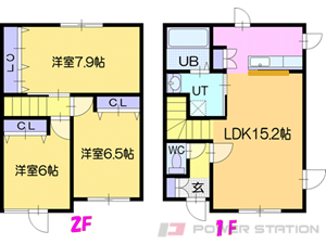 グリーンハイム若葉:3LDK