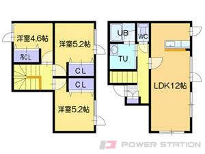 メニーズコート東江別:Ａ号室