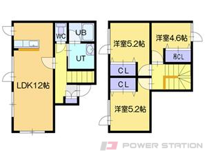 メニーズコート東江別:Ｃ号室