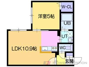 Landschaft ASABU(ランドシャフト麻生):3号室タイプ