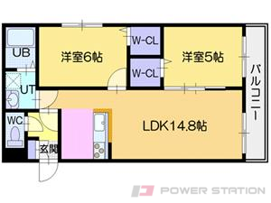 Landschaft ASABU(ランドシャフト麻生):205号室タイプ