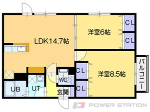 Gran Class:5号室タイプ（２ＬＤＫ）