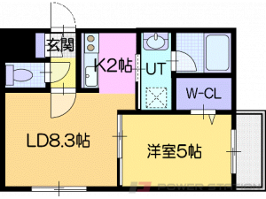 Reve北広島:1号室