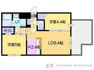 ディアマンテ菊水:2LDK