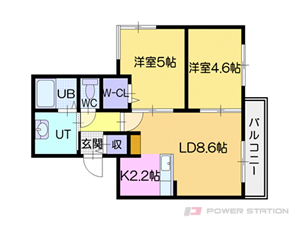 アルバミュウ グラシア:2LDK